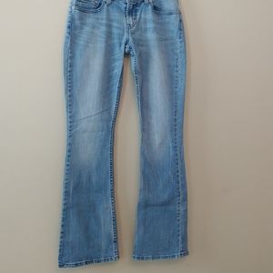 Levi's Sky Blue Wide Leg Jeans